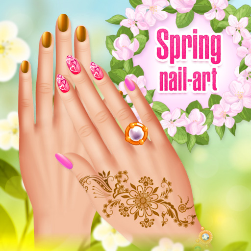 Frühlings-Nagelkunst – kostenlos online spielen